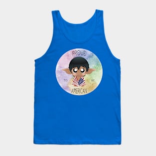 Proud to be American (Sleepy Forest Creatures) Tank Top